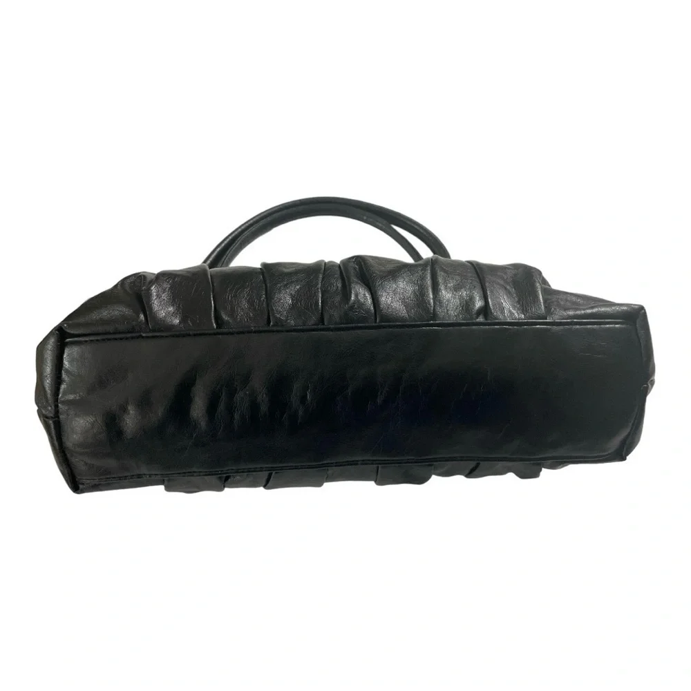 EXPRESS Pleated Women Handbag Faux Leather Shoulder Bag Fashion New Clip